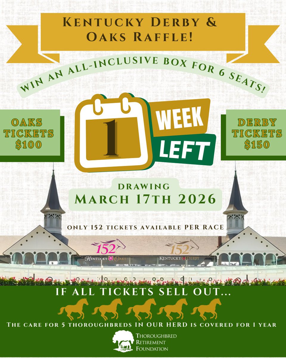 Thoroughbred Retirement Foundation (TRF) tweet media