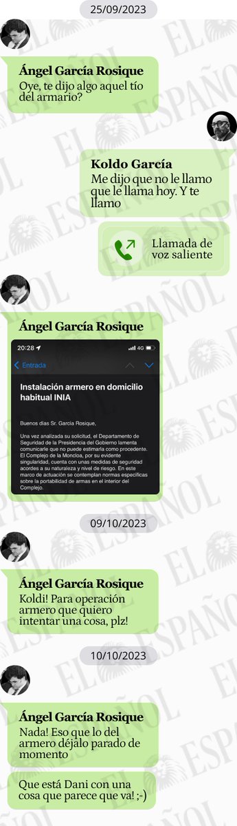 🔴 NUEVO CAPÍTULO DEL KOLDO GATE

El 'marido' de Iceta compró armas a la 'trama Koldo' y trató de guardarlas en Moncloa cuando vivía allí con el ministro  elespanol.com/espana/2026031…