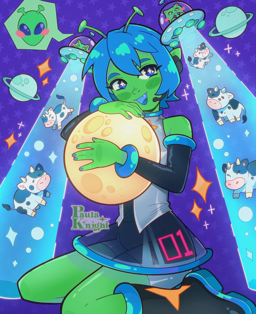 Alien Miku 💙👾💚🛸

#HatsuneMiku #初音ミク