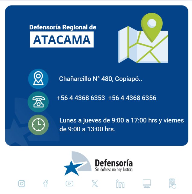 Defensoría Regional de Atacama tweet media