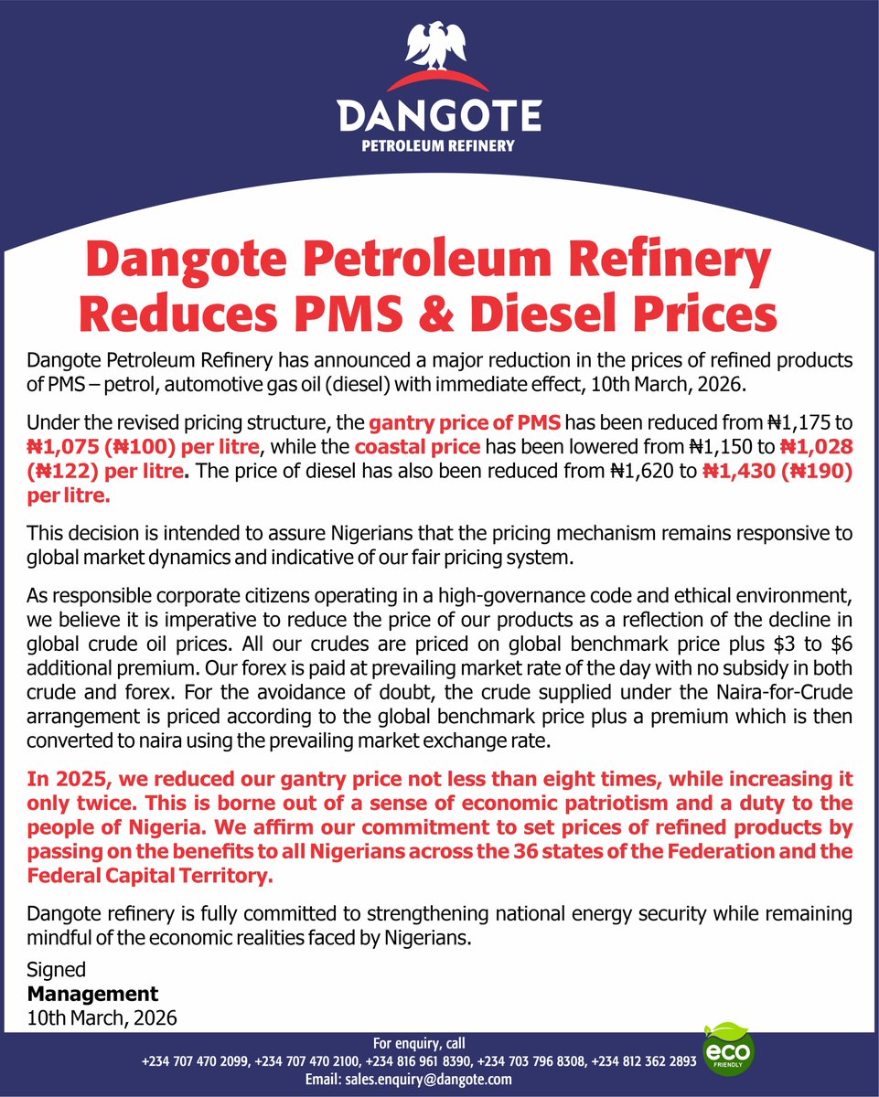 Dangote Group tweet media