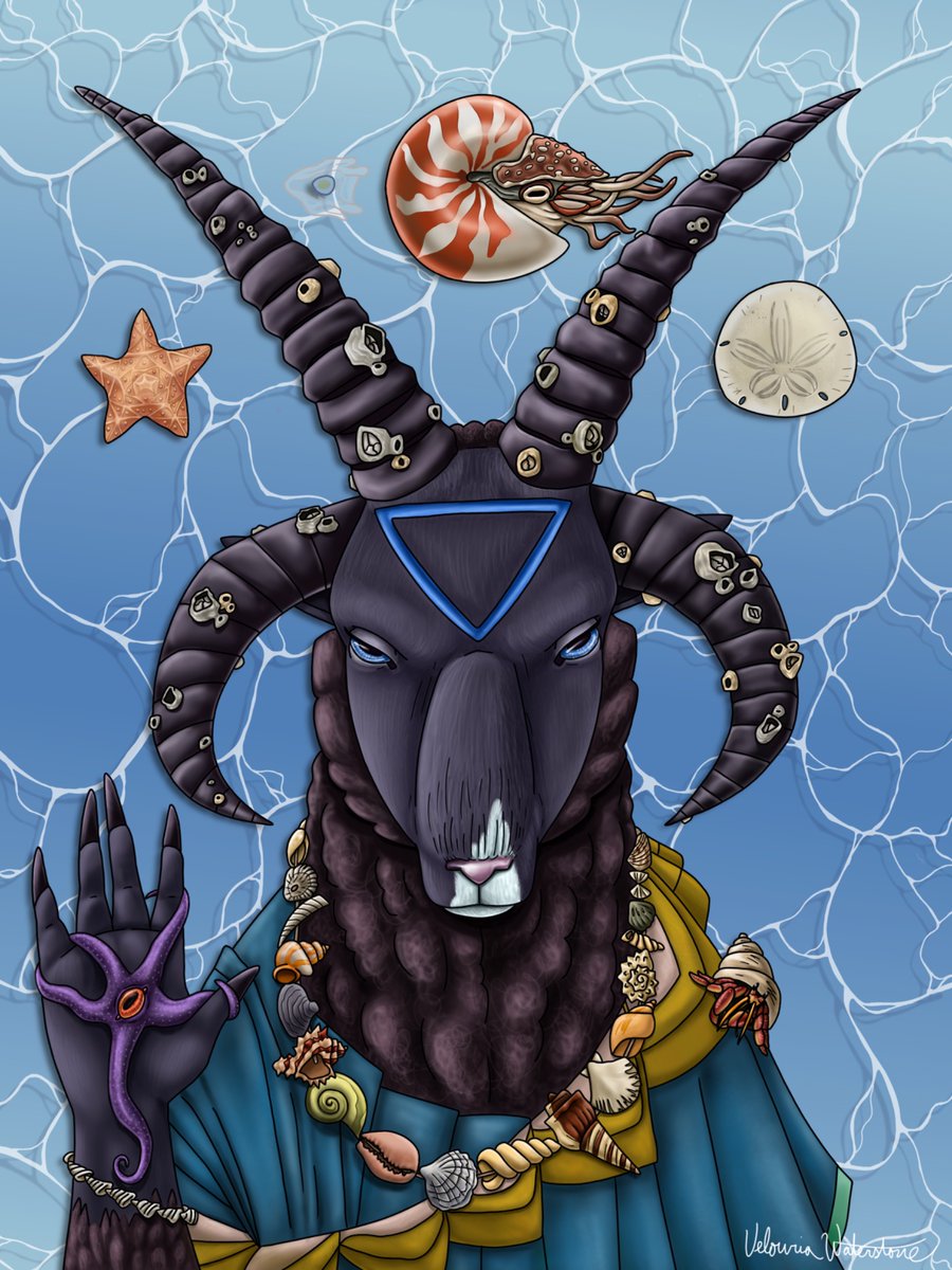 Velouria_W's tweet photo. The Sage of Water 🌊

#jacobssheep #creaturedesign #monstergirl #lineart #alchemy #anthro #seaanimals https://t.co/leFjykYpIj