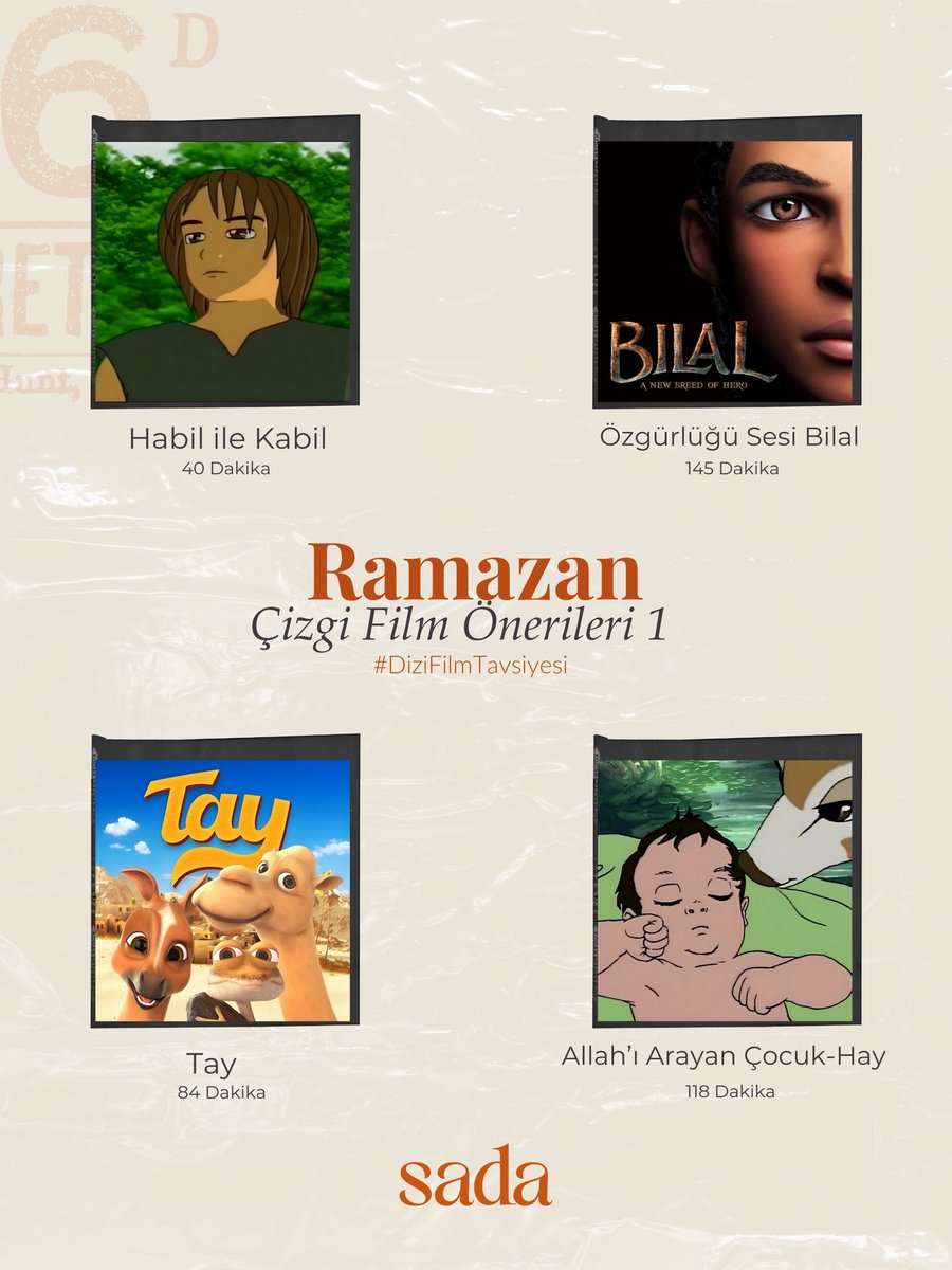 Seni çocukluğuna götüren bir çizgifilm var mı?

#sada #ramazan #çizgifilm