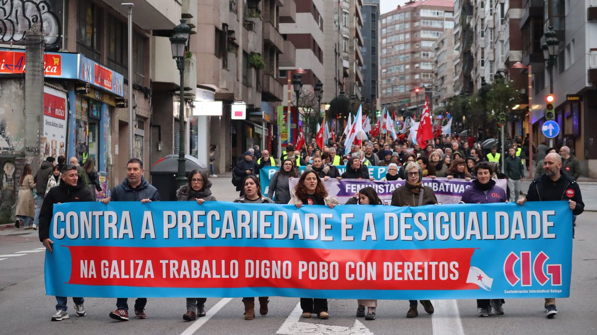 bngvigo's tweet image. ✊🏻 No Día da Clase Obreira Galega mobilizámonos coa CIG contra a precariedade e a desigualdade, polo futuro de #Galiza e #Vigo con emprego digno e dereitos sociais