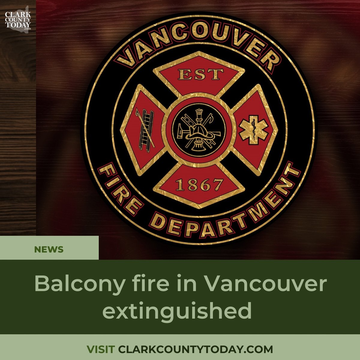 NewsFromCCT's tweet image. Firefighters responded shortly after 4:30 a.m. March 10 to a balcony blaze at an apartment complex on NE 109th Ave. in Vancouver. One adult was transported with respiratory distress and the cause is under investigation. clarkcountytoday.com/news/balcony-f… #VancouverWA #ClarkCountyWA