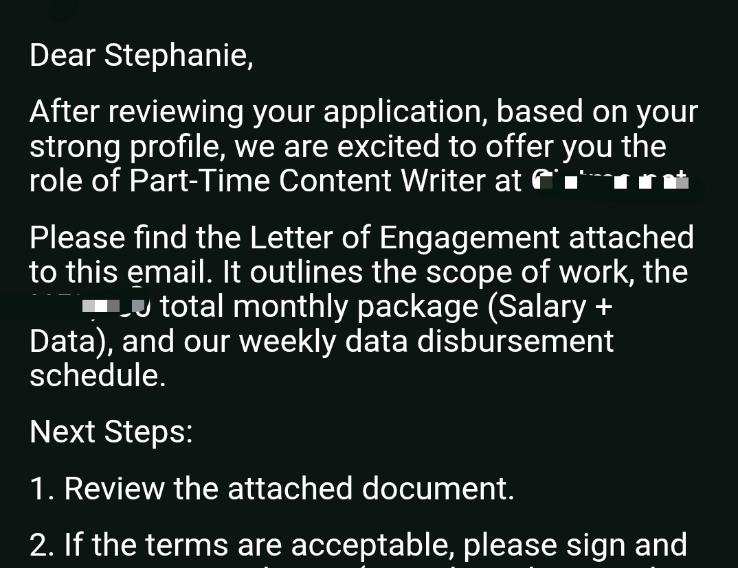 First gig from Facebook 🫢