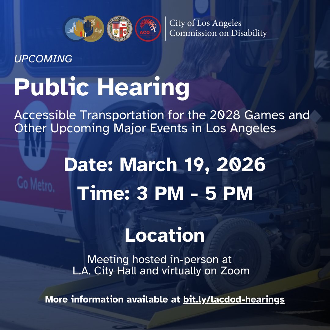 City of Los Angeles Department on Disability tweet media