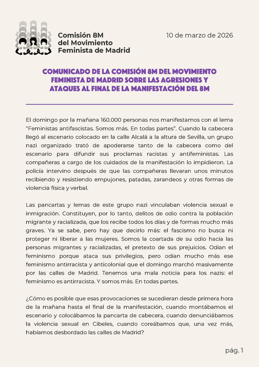 Feminismos Madrid tweet media