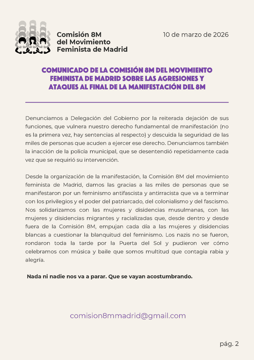 Feminismos Madrid tweet media