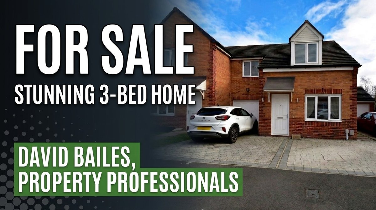 BailesProperty's tweet photo. Modern 3 Bed Semi Hedley Close – Built 2016

3 bedroom semi-detached home built in 2016 with garage, driveway and rear garden.
✔ Kitchen/diner
✔ Ground floor W/C
✔ EPC B (82)
✔ Energy efficient modern home
🎥https://t.co/poaRPOnbgE https://t.co/att3muEC7u