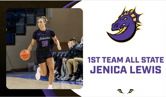 JCSD_Girlsbball's tweet photo. All state recognitions are starting to come out.  We had 4 players earn All State - that's impressive.  Congrats to Jenica and Kelli on earning 1st team honors, Ari for 2nd team, and Jaliyah for 3rd team. https://t.co/cSSgHsHSB2