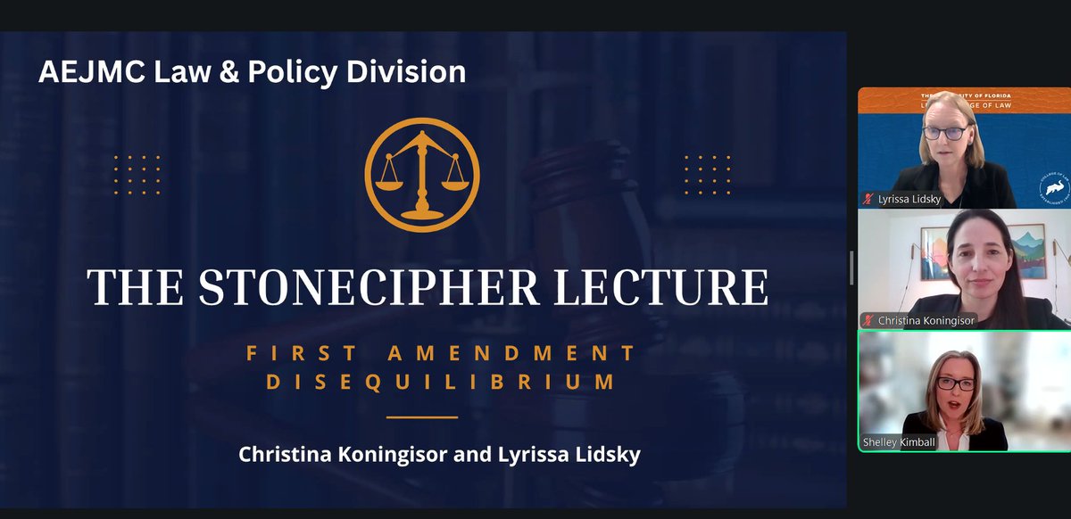 AEJMC Law & Policy Division tweet media