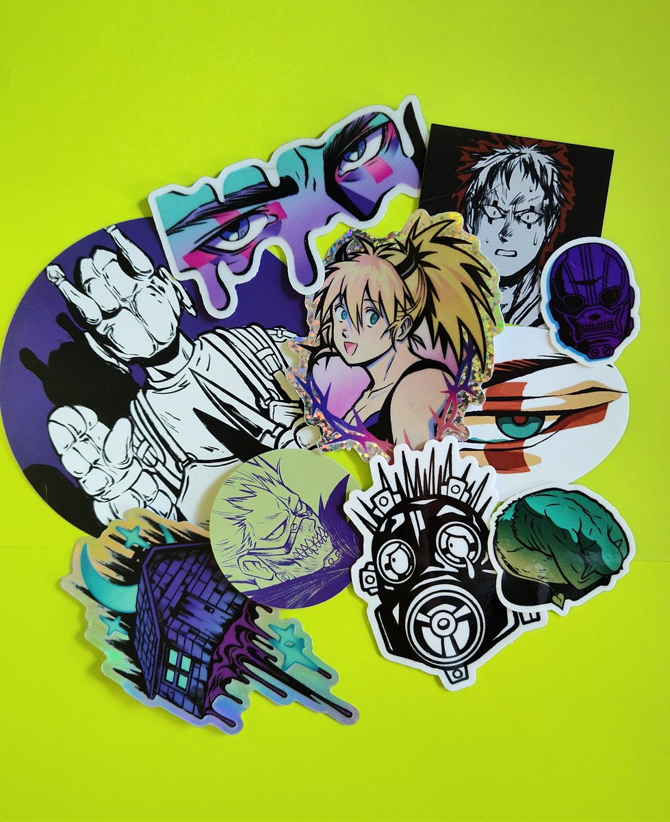 Dorohedoro stickers are back up!!