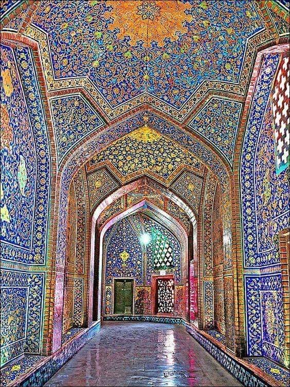 Look at this beautiful piece of Persian architecture.
Sheikh Lotfollah Mosque, Isfahan in Iran (1619)