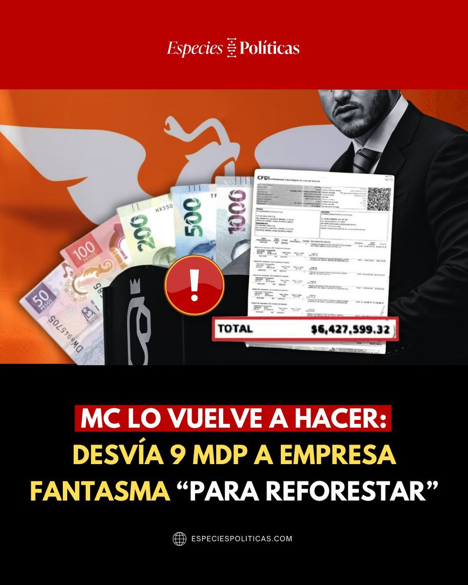 El gobierno de Samuel García en NL pagó 9 mdp del programa Reforestación Extrema a una empresa señalada como facturera.

¿Es normal que la dirección registrada sea una casa en una colonia popular de CDMX?

El desvío más cínico de MC.