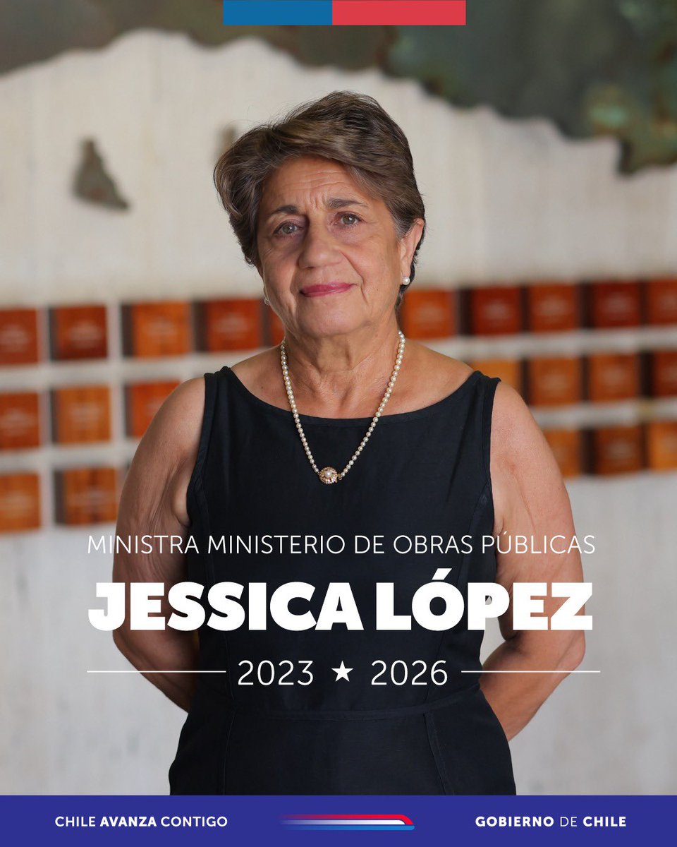 🇨🇱 Hoy despedimos a la segunda ministra en la historia del MOP, Jessica López Saffie, agradeciendo su liderazgo y gestión durante este periodo al servicio del país.