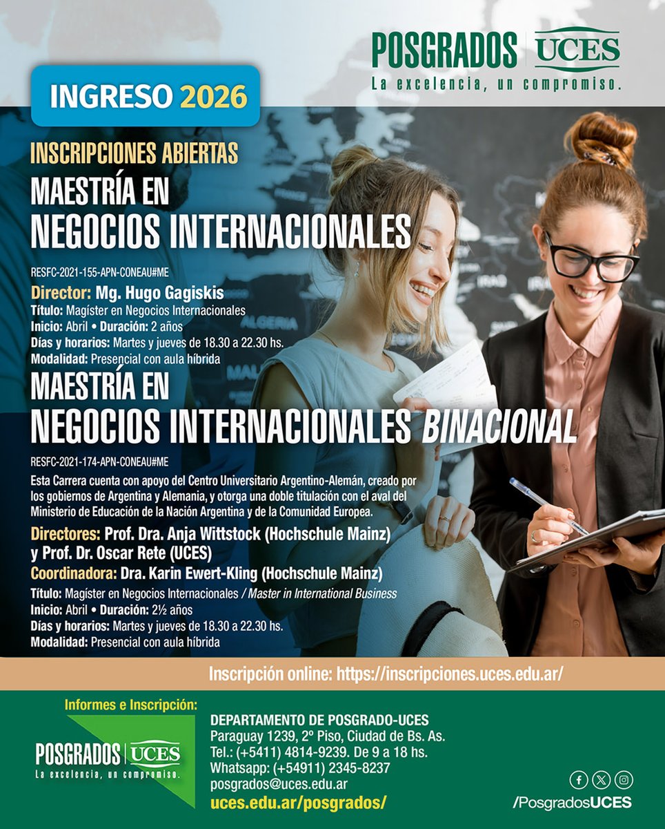 Posgrados UCES tweet media