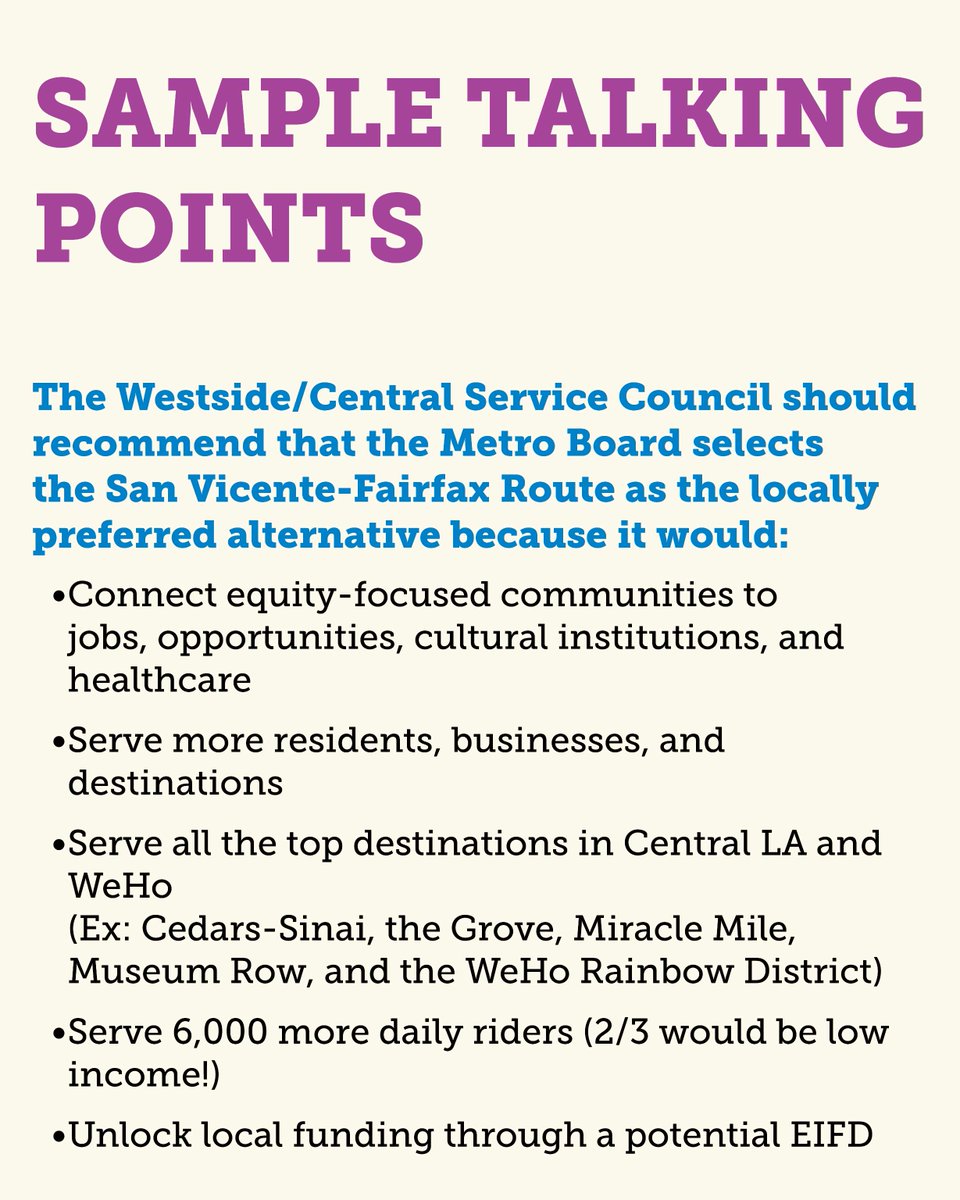 WHAMRAIL's tweet photo. Metro’s K Line North is on the agenda for the Westside Service Council TOMORROW, March 11 at 6pm. Make your voice heard by showing up in person or virtually to let Metro know why you support the San Vicente-Fairfax alignment as the Locally Preferred Alternative! https://t.co/LjVc6QM5VL