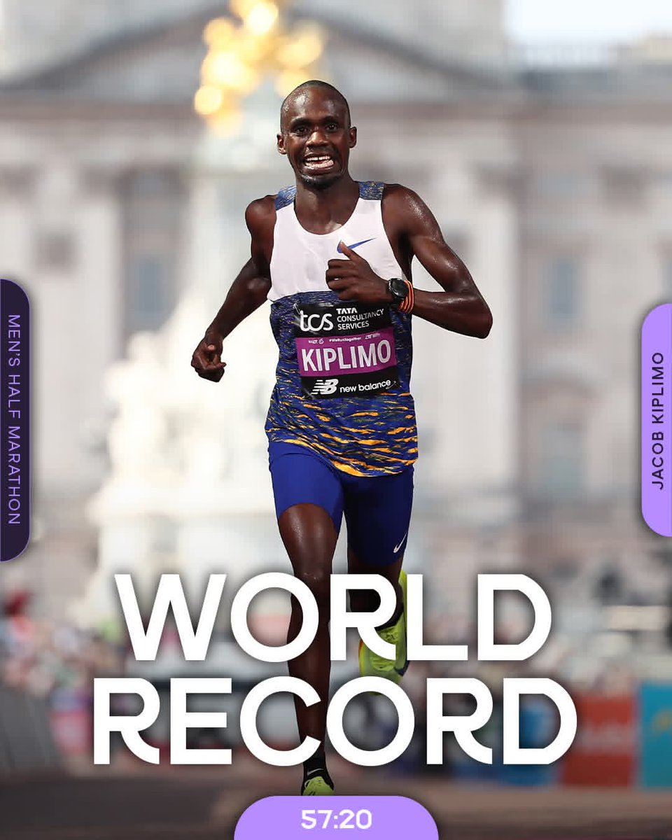 YkEdmond's tweet photo. YES! HE DID IT!💯
World Athletics has been disproved now!
Jacob Kiplimo has reclaimed his Half Marathon WORLD RECORD that was scrubbed off in January following a cross-examining. Now he got it clean and clear last Sunday! Congratulations https://t.co/R4JDnaCOAh