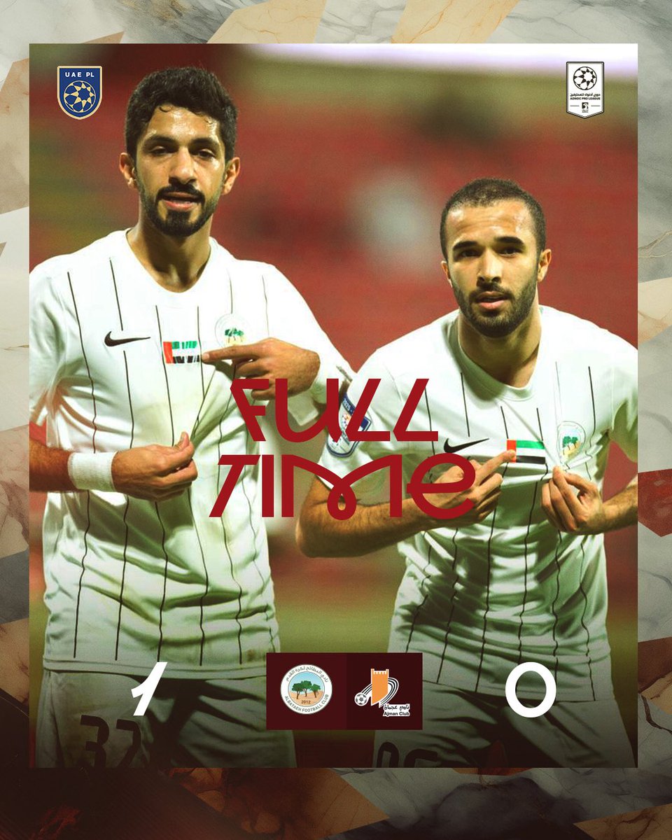 AlBataehFC's tweet photo. 🫡🇦🇪

بهدف الوطني فريقنا يهزم عجمان ويرفع رصيده لـ16 نقطة ضمن منافسات بطولة دوري أدنوك للمحترفين 

#نادي_البطائح 
#دوري_أدنوك_للمحترفين https://t.co/blObp8CLqx