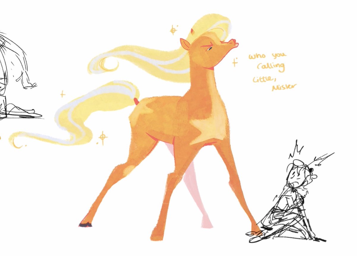 Peeta, the horse is here