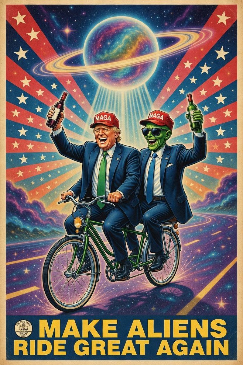 Make Aliens Great Again 

#crypto #meme #sol
<a href="/ProTheDoge/">SlumDOGE Millionaire</a> <a href="/pepedolphin/">rektdolphin</a> <a href="/HexicanHeartel/">Hexican Heartel</a> ...