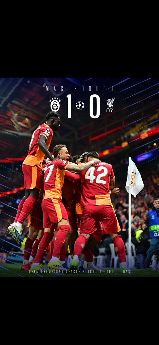 Tebrikler ASLAN lar… 💛🦁❤️ <a href="/GalatasaraySK/">Galatasaray SK</a> #GSvLIV #liverpool