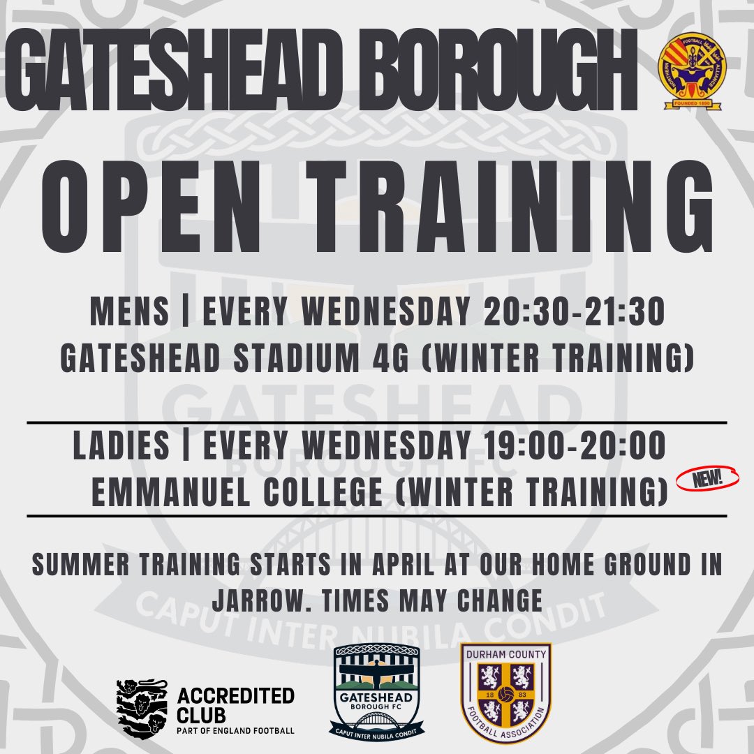 Gateshead Borough FC tweet media