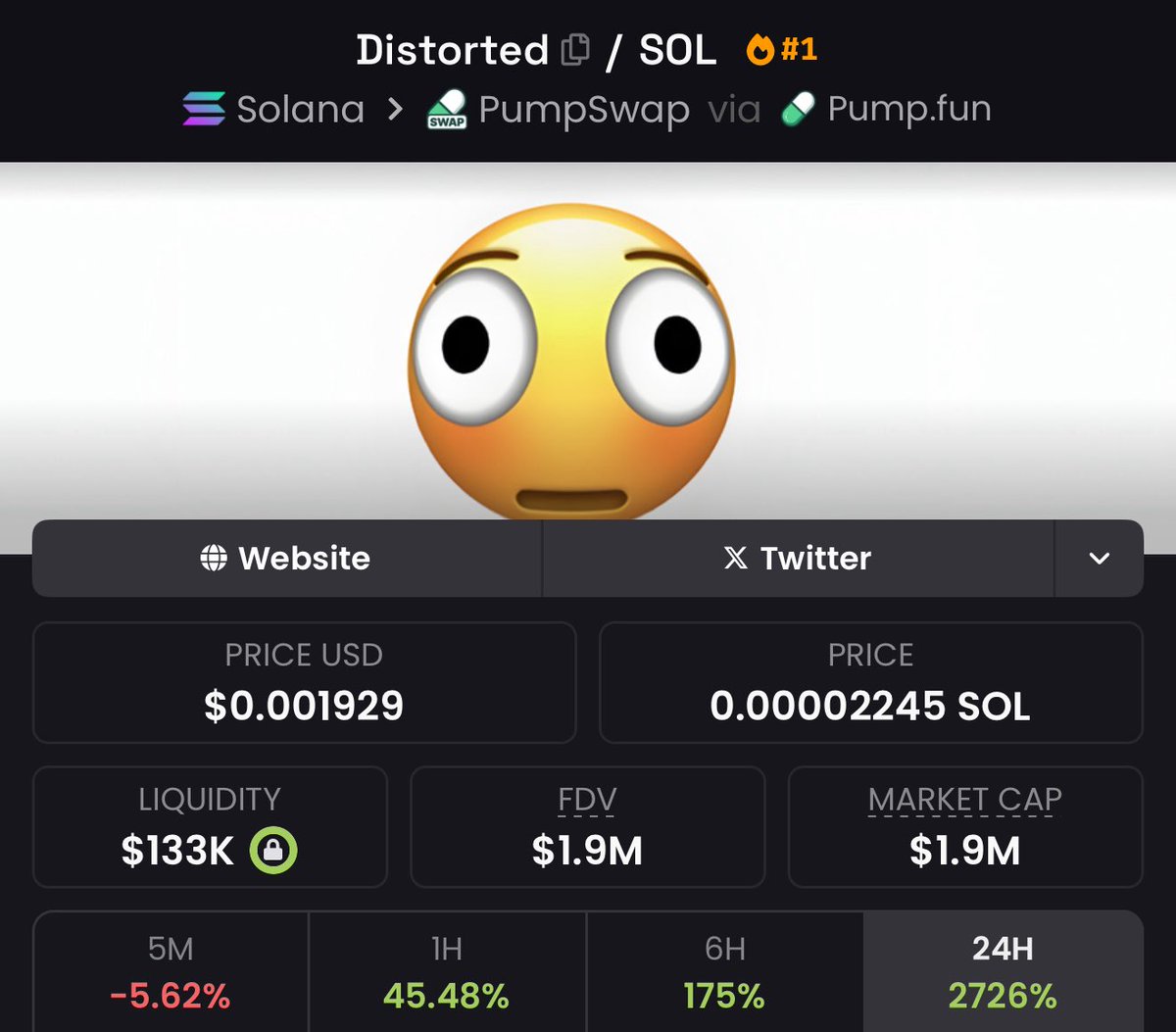 0xEthan's tweet image. $Distorted might save the trenches

Seeing this absolutely everywhere