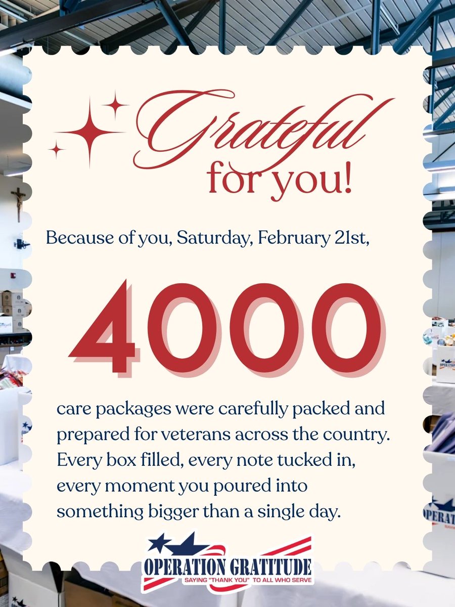 Operation Gratitude tweet media