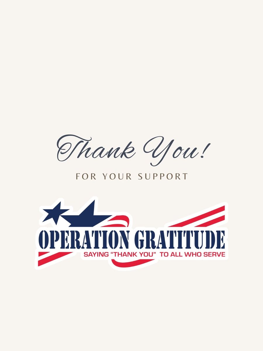 Operation Gratitude tweet media