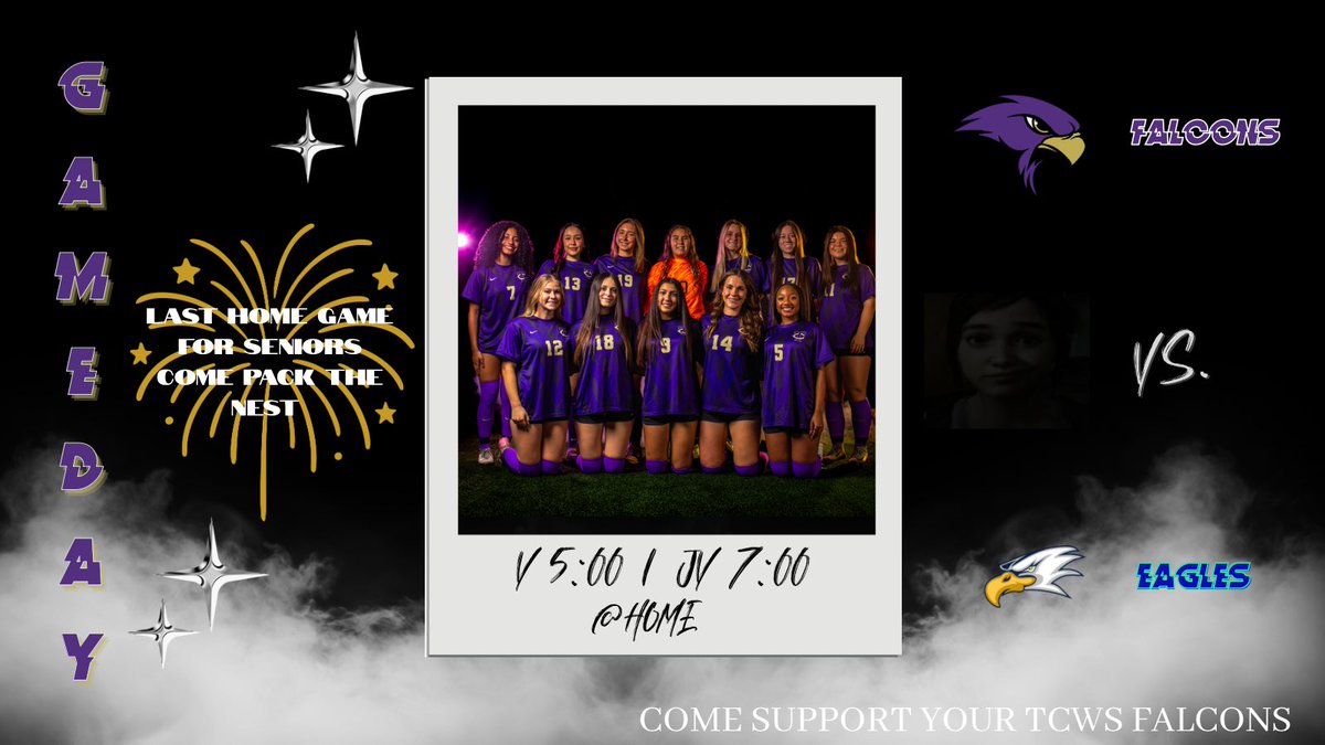 TCHS_WSOCCER's tweet image. 🚨GAMEDAY🚨
✨Future Falcon Night✨

🏟️ TCHS
🆚 @EHS_LadyEagles 
⏰ V 5:00 | JV 7:00
🎟️ KISD Brushfire

#tcod #talonsup

@TCHS_WAthletics @KISDAthletics @TXHSSOC @DFW_Girls_HS_VS