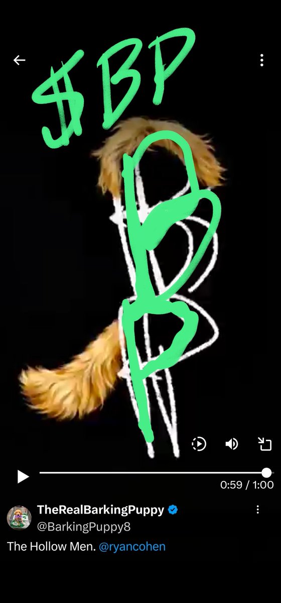 🚨 UPDATE 🚨

No sooner than when I finished my previous post, The REAL Barking Puppy just confirmed what we've known all along:

It was ALWAYS $BP.

GG Everyone.

Thank you for playing. 

Never chase Waterfalls when you've got an Ocean of Opportunity.

$BP is the REAL one.
$BP