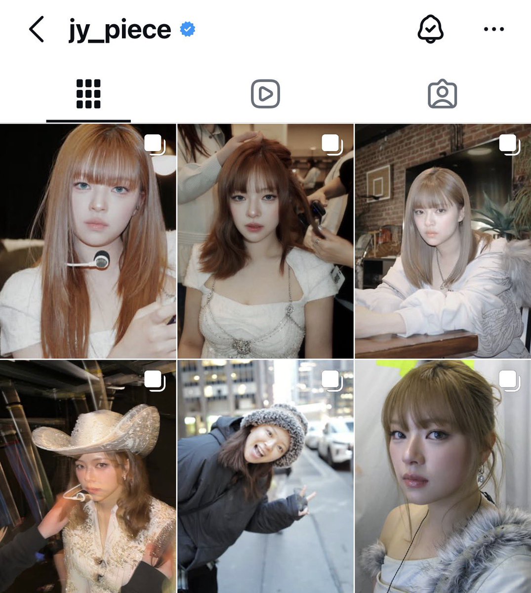 jeongyeon’s feed is just serving face serving face serving face serving face SILLY serving face