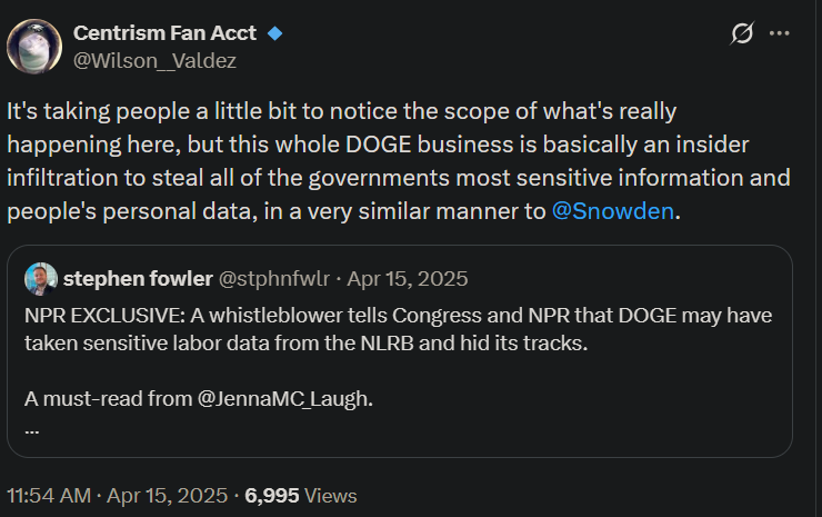 Some of us have been saying...nearly a year ago. 👇