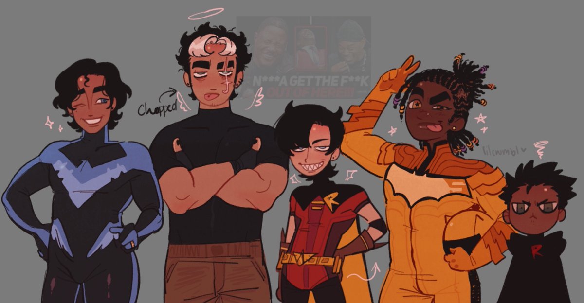 lilcrumbl's tweet photo. bat bros or something  #batman https://t.co/kVMZQWTL92