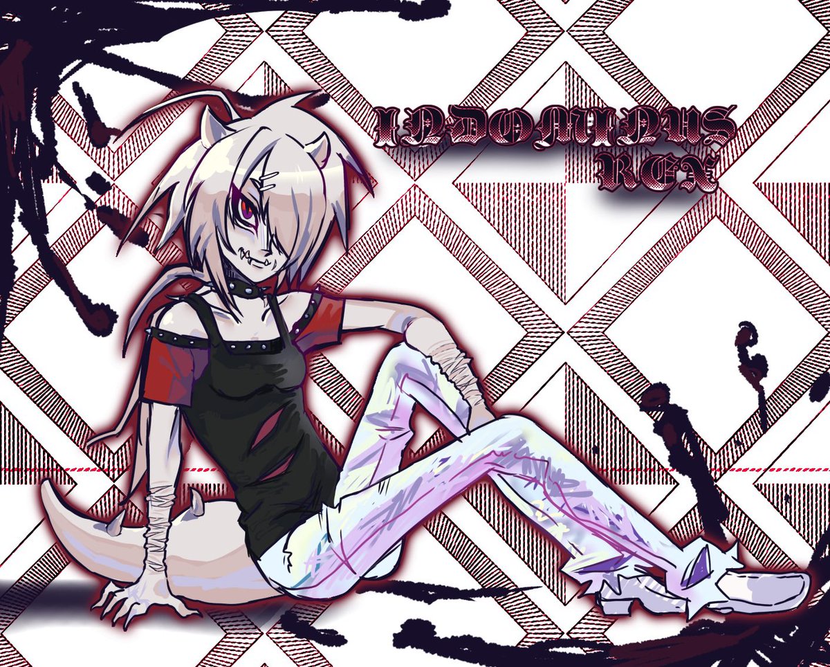 faggyuke's tweet image. Is this too niche please dont gorespam me 
#JurassicWorld #gijinka #IndominusRex