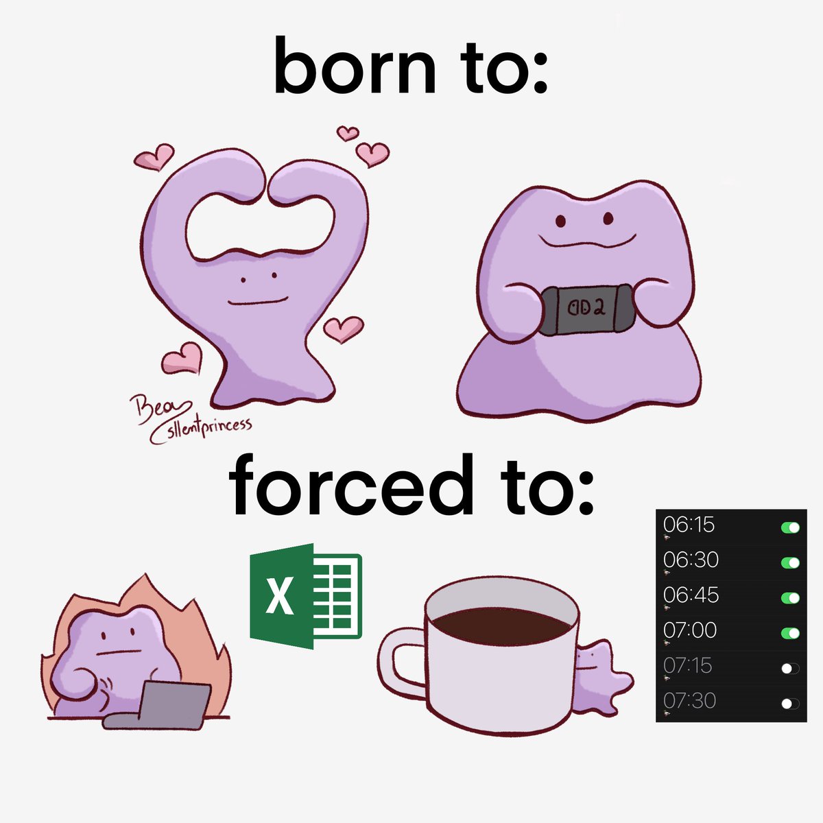 it's like this #pokemon