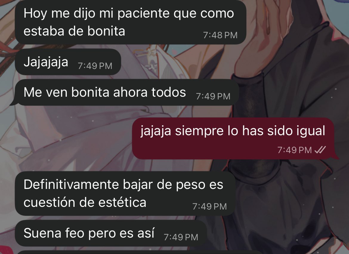 lotuscakerwn's tweet photo. mi mamá ha bajado de peso y no ha dejado de recibir halagos y me dijo esto.. i know mom.. https://t.co/tIFVPzM8F0