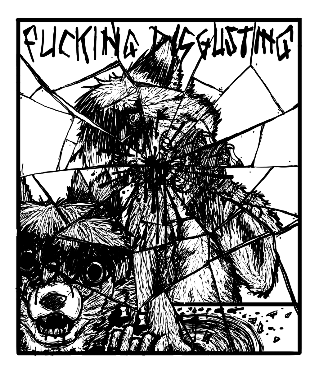ElyxFox's tweet photo. CW:Vent art, blood

"Don't take it off. Stay away from windows. Avoid any reflective surfaces. Keep your eyes off the mirror. They don't want to see you."

"I told you to not look at it."

#furryart #furrygore #furry #furrydrawing #ventart #gore #horrorart #horror #bodydysmorphia https://t.co/KxSI2vhsyi