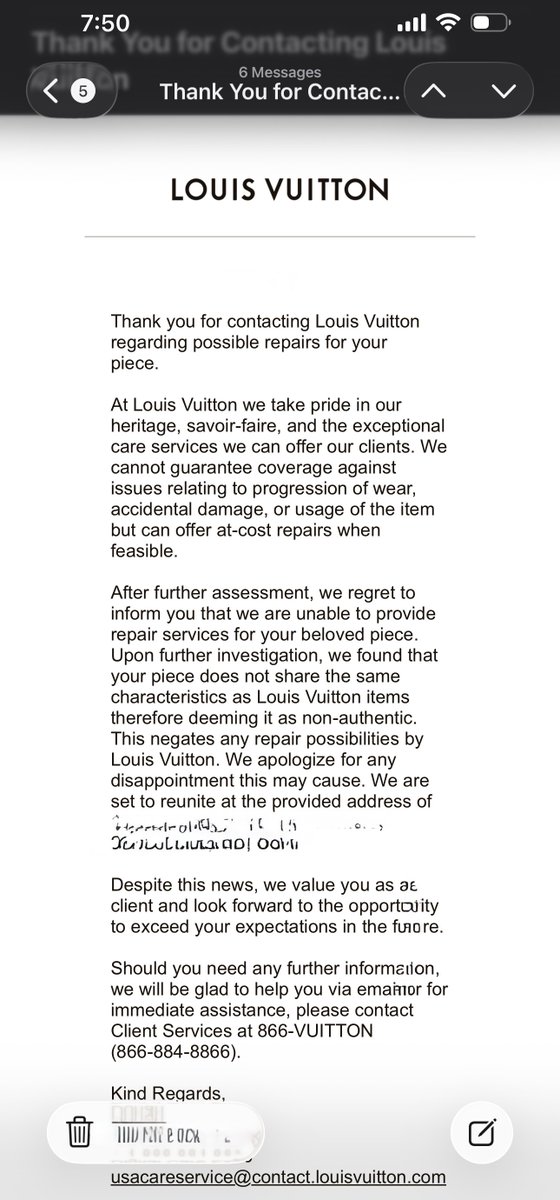 roland_herrera's tweet photo. @Pharrell I received this email regarding your bag I purchased.can you or someone from your team contact me directly? https://t.co/kVHs2l9QDl