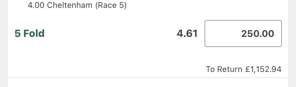 AdamLewisSport's tweet photo. 😈😈WHO WANTS IT!! DAY 2 CHELT PLACCA 👀 100 ❤️ LETS GET IT!!!! 🐎 https://t.co/WHDNl9eUDL