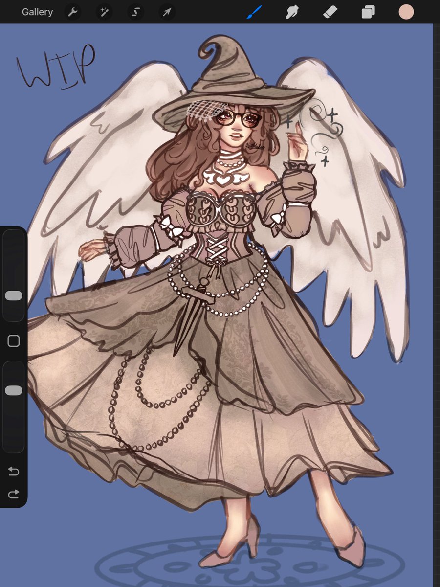 wobbiey's tweet photo. i’ve dragged myself out of artblock and i am determined to be more active on here again woohoo! also 18 now who cheered  
(for an art comp on tiktok >:D) https://t.co/Y5OTkvP5V5