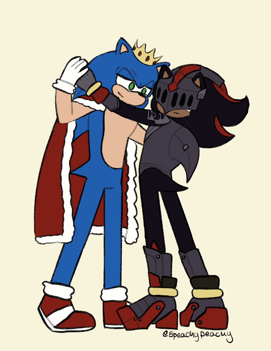speachypeachy's tweet photo. Cover art for a fanfic plot I’m cooking up rn, I’ve been fangirling over lansoni with @flimseey
#sonadow #lansoni #KingShadow #SonicTheHedgehog https://t.co/Om4QCzmBrN