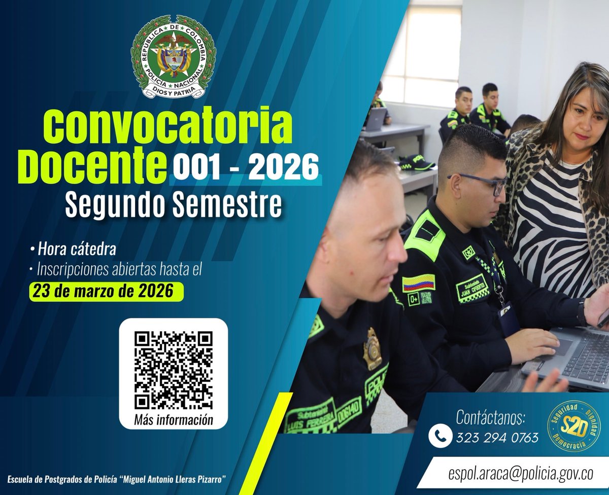 Escuela de Postgrados de Policía tweet media