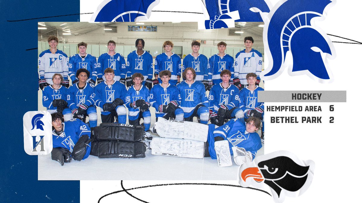 hasd_athletics's tweet photo. Congratulations to the Hempfield Area Hockey team for defeating Bethel Park, 6-2, in the PIHL Class 2A Semifinals! The Spartans are headed to the Championship game! https://t.co/rt9yfPEa8C