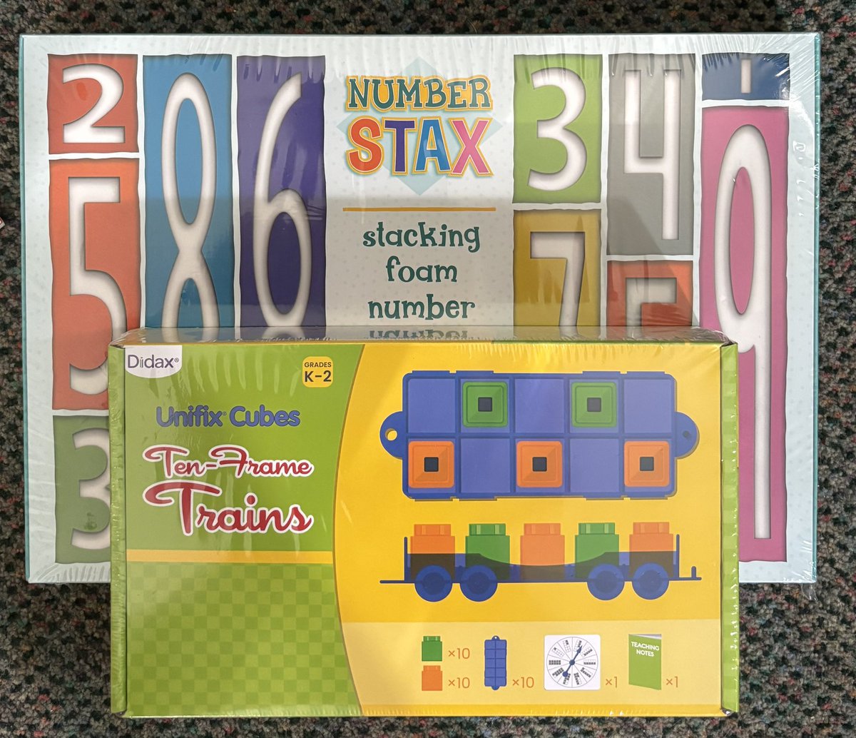 MelAGCampbell's tweet photo. Thanks, @DidaxEducation for the awesome goodies! I can’t wait to get them in the hands of kiddos! Math Peeps-hurry &amp; enter Didax’s 50th Birthday Giveaway and you might win a $50 gift card like I did! #handsonmath #manipulatives https://t.co/kRDMQ7l35w