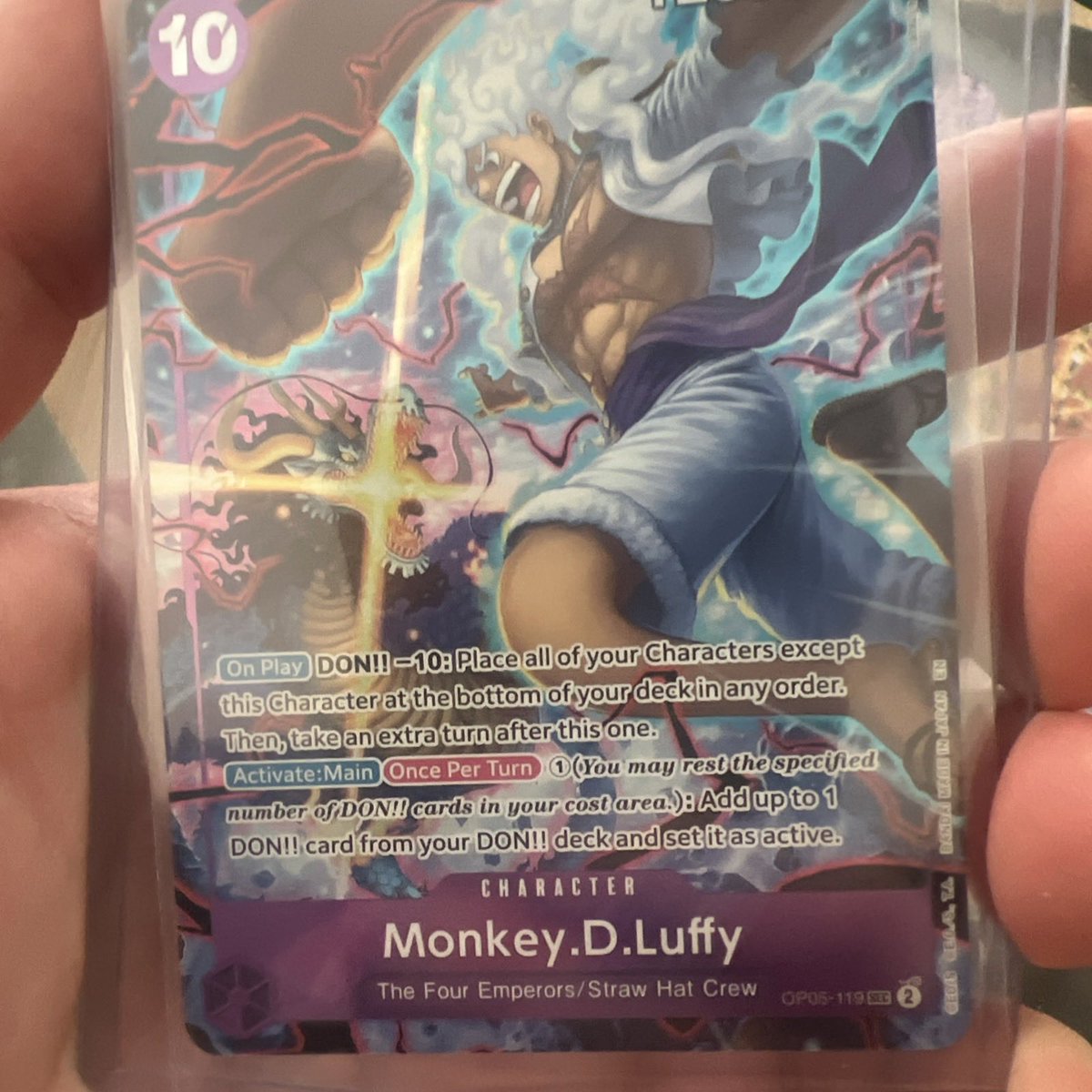 MatoSando's tweet photo. @ArnoldMoger Looking to sell the following cards Luffy for 100 and buggy for 30 https://t.co/lPSzRYw8M5