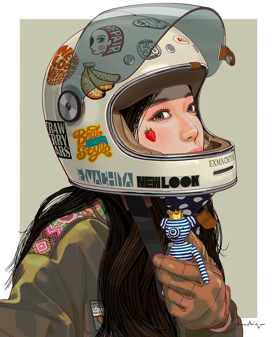 #私はこういう絵を描いています