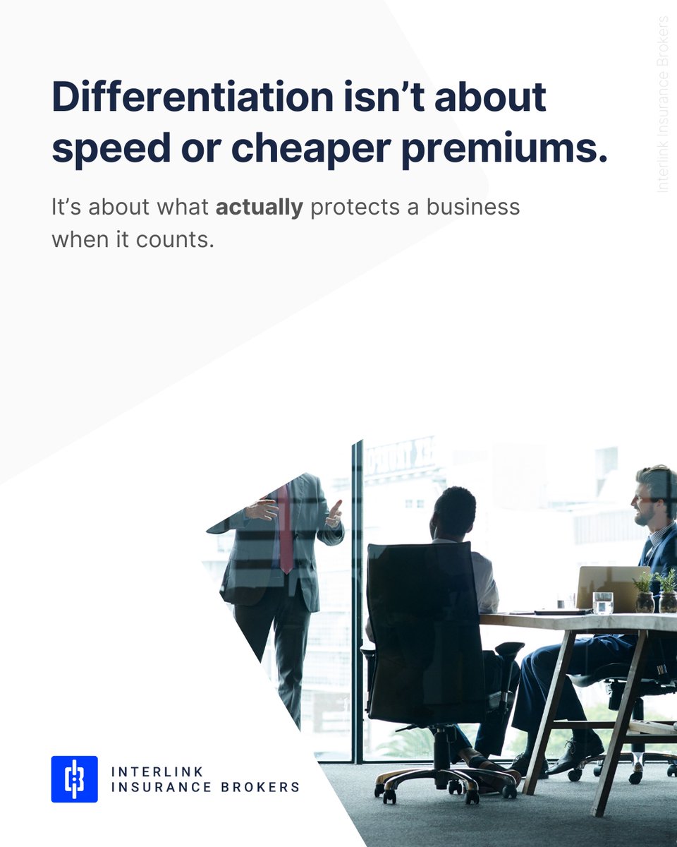 Anyone can place a policy. A great broker exercises judgement.

Insurance is easy when nothing happens. 
The real value of a broker shows up when something does. 

That’s what sets Interlink apart. 

#insurancebrokers #riskmanagement #insurance